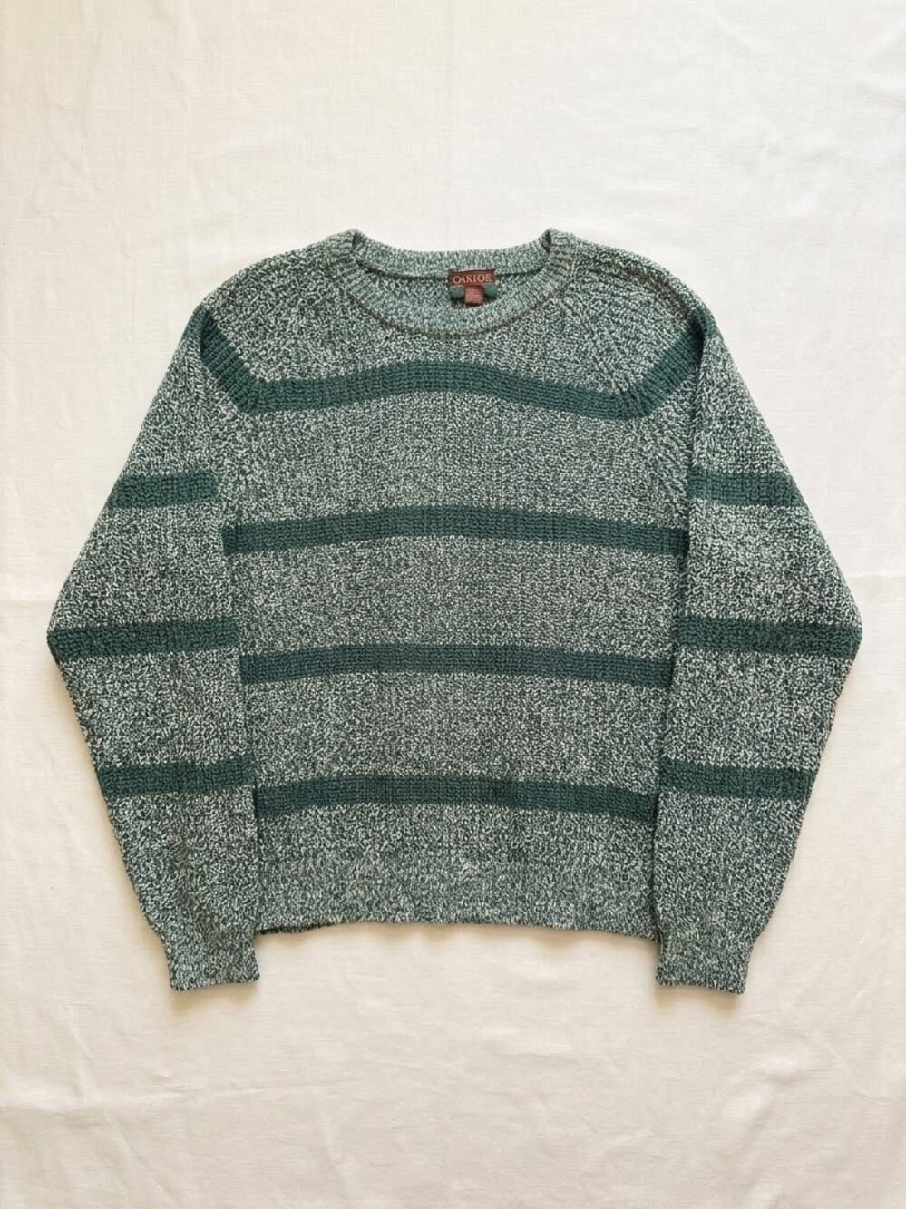 Vintage Oakton Limited Men's Large Crewneck Striped Pullover Sweater